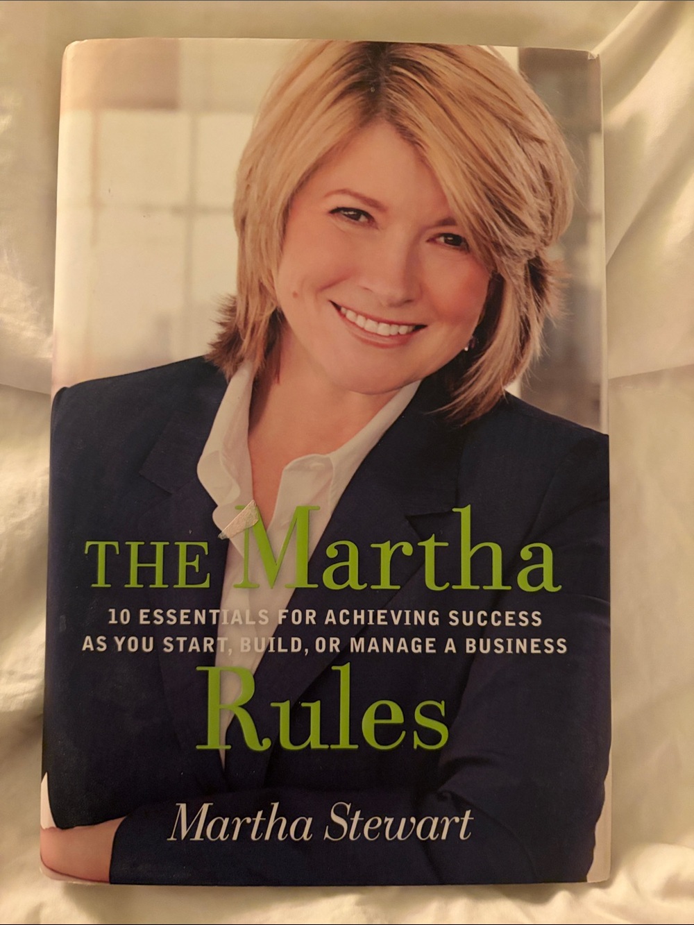 Martha Stewart Hardcover Book - Navy & Green